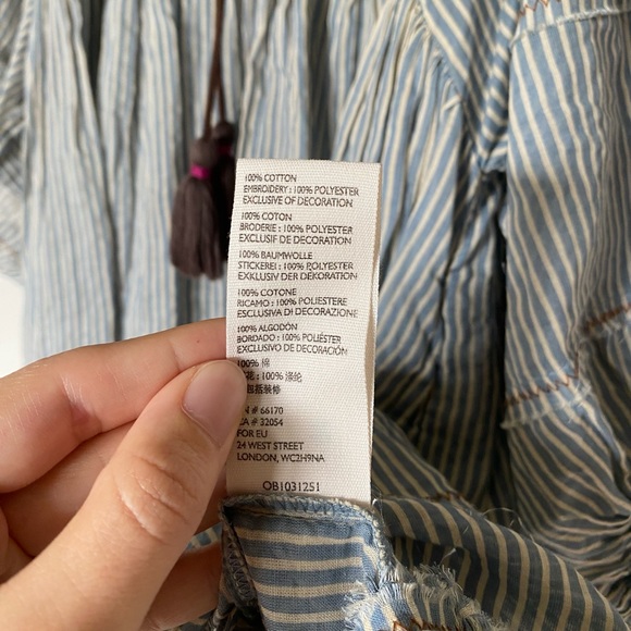 Free People Tangier Embroidered Stripe Tunic - Picture 9 of 11